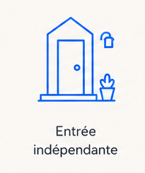 entrée indépendante