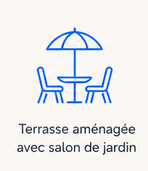 terrasse aménagée